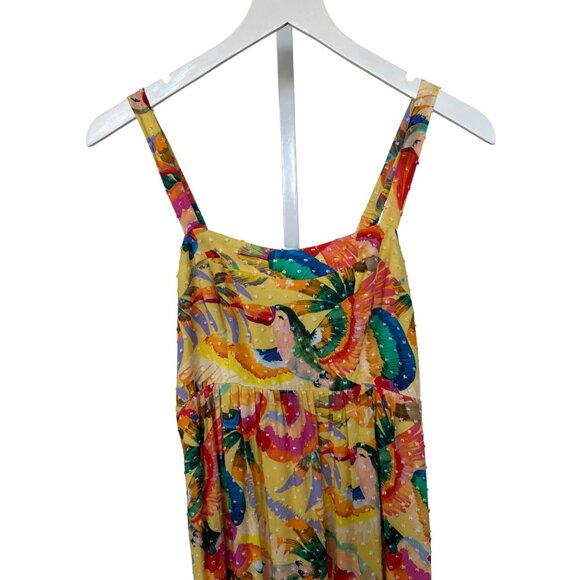Farm Rio Textured Tropical Print Tiered Maxi Dress - Picture 5 of 8